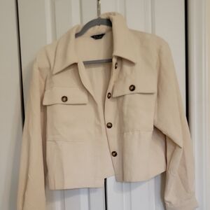 Simple Women's Beige Utility Jacket